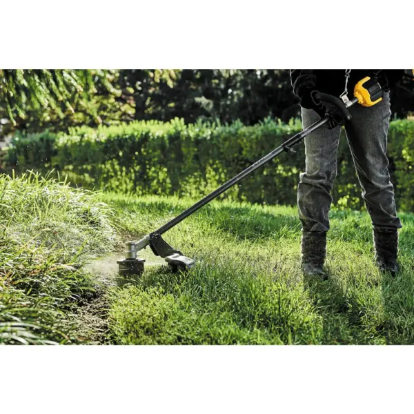 DCST972X1 60V MAX Brushless Cordless Battery Powered Attachment Capable String Trimmer Kit, (1) FLEXVOLT 3Ah Battery and Charger - Image 11