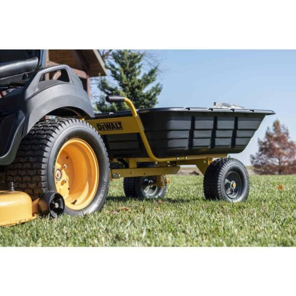 DXTB0573 800lb/10 Cu. Ft. Swivel/Dump Cart   Convertible to Tow/Wheelbarrow - Image 11
