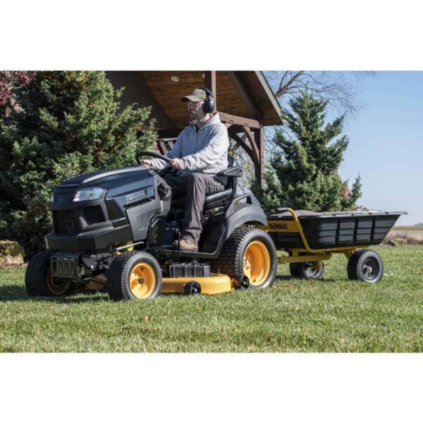 DXTB0573 800lb/10 Cu. Ft. Swivel/Dump Cart   Convertible to Tow/Wheelbarrow - Image 10