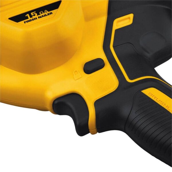 DCN650B 20V MAX XR Lithium-Ion Cordless 15-Gauge Angled Finish Nailer (Tool Only) - Image 9