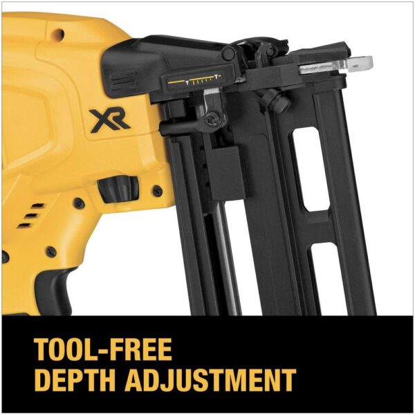 DCN662B 20V MAX XR Cordless Finish Nailer   16-Gauge, Lithium-Ion (Tool Only) - Image 5