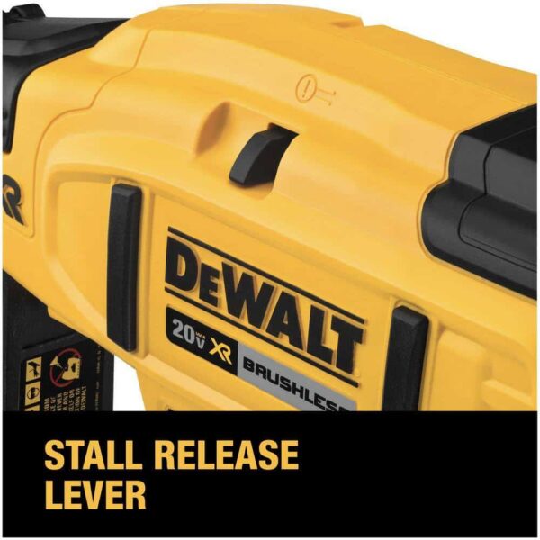 DCN662B 20V MAX XR Cordless Finish Nailer   16-Gauge, Lithium-Ion (Tool Only) - Image 6