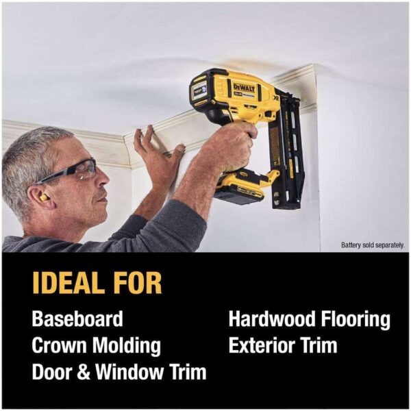 DCN662B 20V MAX XR Cordless Finish Nailer   16-Gauge, Lithium-Ion (Tool Only) - Image 8