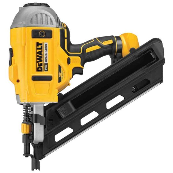 DCN692B 20V MAX XR Lithium-Ion Cordless Brushless 2-Speed 30?? Paper Collated Framing Nailer (Tool Only) - Image 10