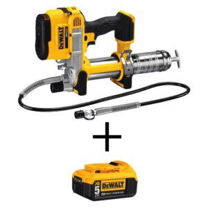 DCGG571BW205 20V MAX Cordless 10,000 PSI Variable Speed Grease Gun and (1) 20V MAX XR Premium Lithium-Ion 5.0Ah Battery