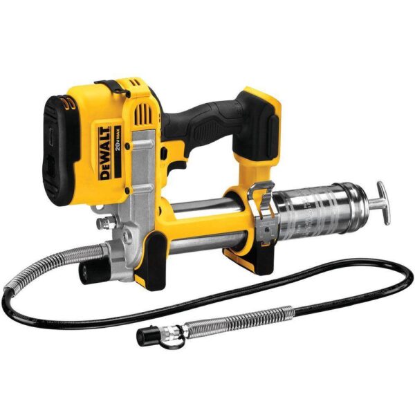 DCGG571BW205 20V MAX Cordless 10,000 PSI Variable Speed Grease Gun and (1) 20V MAX XR Premium Lithium-Ion 5.0Ah Battery - Image 4
