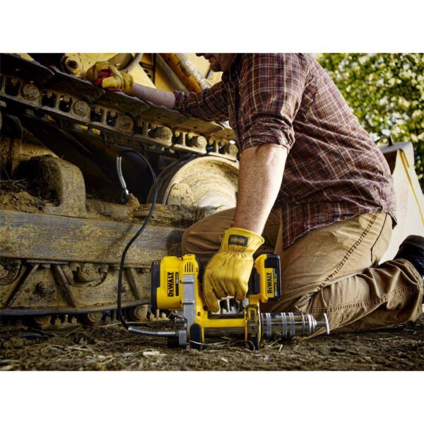 DCGG571Bw4b 20V MAX Cordless 10,000 PSI Variable Speed Grease Gun and (1) 20V MAX XR Premium Lithium-Ion 4.0Ah Battery - Image 14
