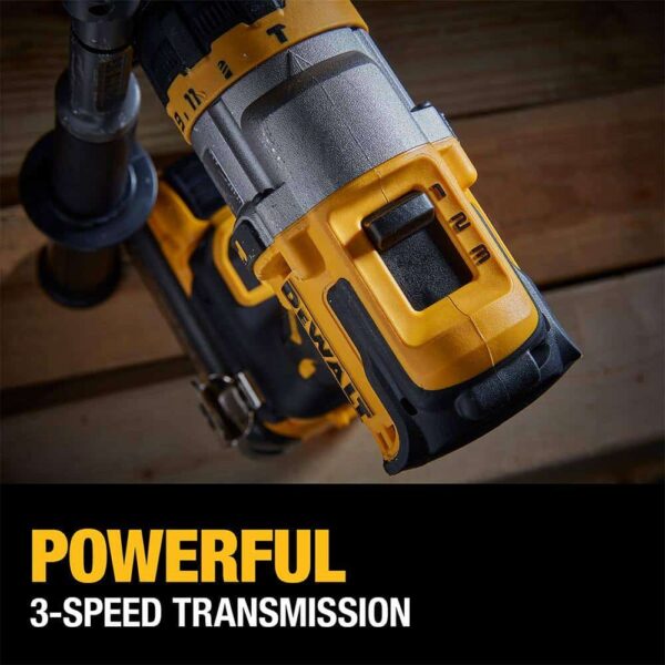 DCD999T1 20V MAX Cordless Brushless 1/2 in. Hammer Drill/Driver with VOLT ADVANTAGE and (1) VOLT 6.0Ah Battery - Image 10
