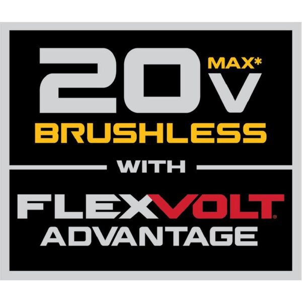 DCD999T1 20V MAX Cordless Brushless 1/2 in. Hammer Drill/Driver with VOLT ADVANTAGE and (1) VOLT 6.0Ah Battery - Image 15