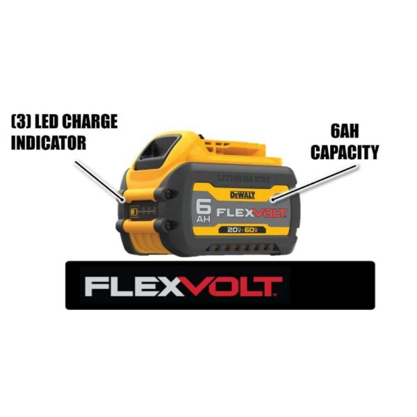 DCD999T1 20V MAX Cordless Brushless 1/2 in. Hammer Drill/Driver with VOLT ADVANTAGE and (1) VOLT 6.0Ah Battery - Image 11