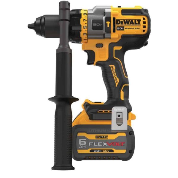 DCD999T1 20V MAX Cordless Brushless 1/2 in. Hammer Drill/Driver with VOLT ADVANTAGE and (1) VOLT 6.0Ah Battery - Image 6