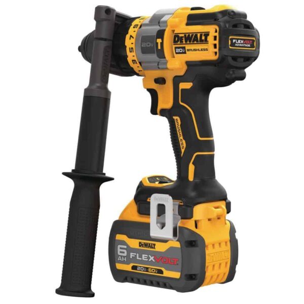 DCD999T1 20V MAX Cordless Brushless 1/2 in. Hammer Drill/Driver with VOLT ADVANTAGE and (1) VOLT 6.0Ah Battery - Image 8