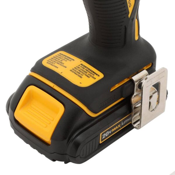 DCF809C2W354 ATOMIC 20V MAX Cordless Brushless Compact 1/4 in. Impact Driver Kit and ATOMIC 20V Oscillating Tool - Image 5