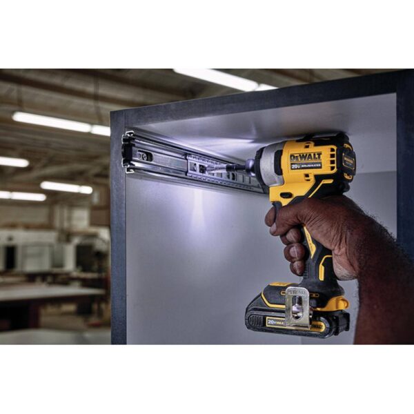 DCF809C2WCD709B ATOMIC 20V MAX Cordless Brushless Compact 1/4 in. Impact Driver Kit and ATOMIC Brushless Compact 1/2 in. Hammer Drill - Image 9