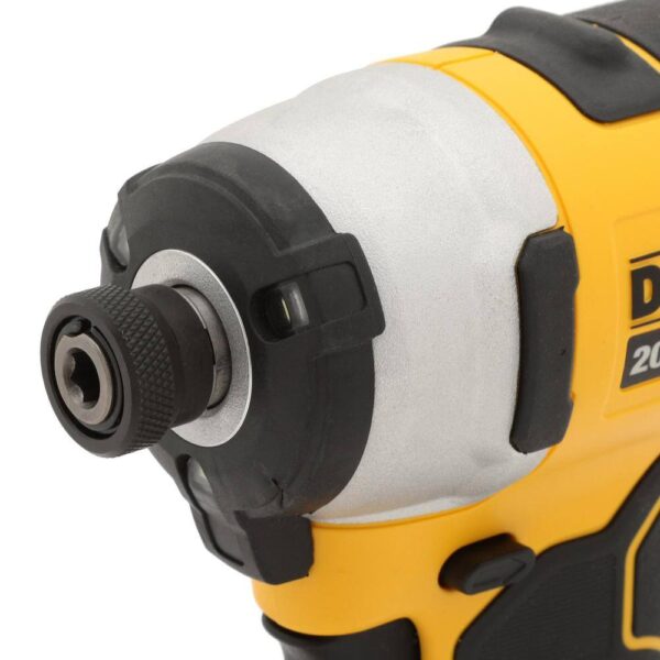 DCF809C2WCD709B ATOMIC 20V MAX Cordless Brushless Compact 1/4 in. Impact Driver Kit and ATOMIC Brushless Compact 1/2 in. Hammer Drill - Image 7