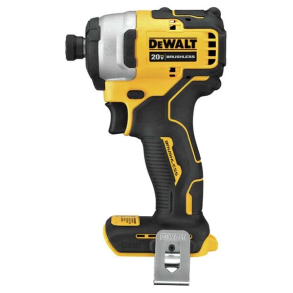 DCF809D1 ATOMIC 20V Max Lithium-Ion Brushless Cordless Compact 1/4 in. Impact Driver Kit with 2.0Ah Battery, Charger and Bag - Image 13