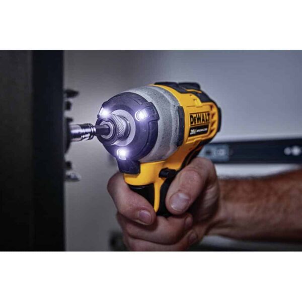 DCF809D1WDCB205 ATOMIC 20V MAX Lithium-Ion Brushless Cordless Compact 1/4 in. Impact Driver with 2Ah and 5Ah Batteries, Charger and Bag - Image 2