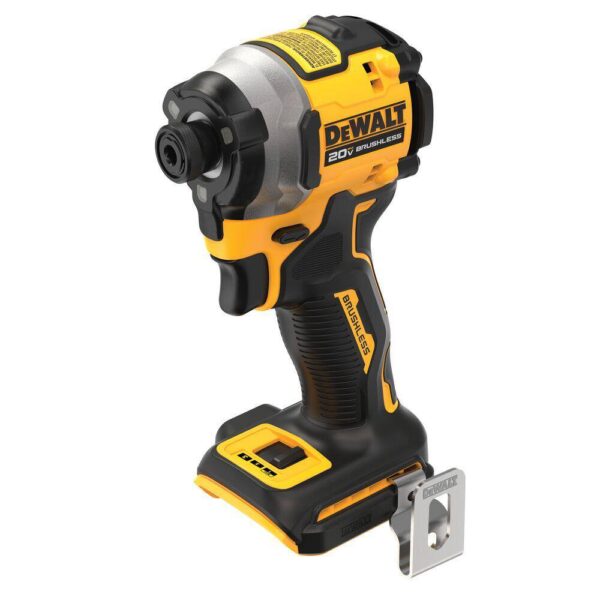 DCF850B ATOMIC 20V MAX Cordless Brushless Compact 1/4 in. Impact Driver (Tool Only) - Image 8