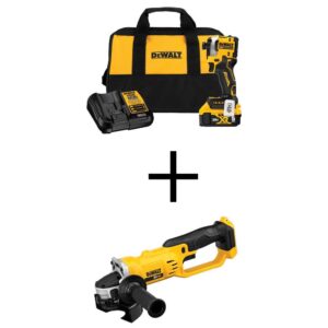 DCF850P1WDCG412 ATOMIC 20V MAX Lithium-Ion Cordless Impact Driver Kit and 20V MAX Cordless 4-1/2 in. to 5 in. Grinder