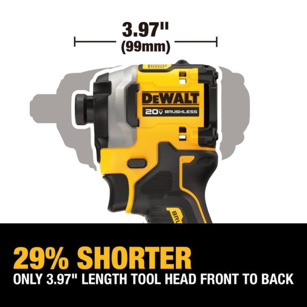 DCF850P1WDCS354 ATOMIC 20V MAX Lithium-Ion Cordless Impact Driver Kit and ATOMIC 20V MAX Cordless Brushless Oscillating Multi-Tool - Image 2