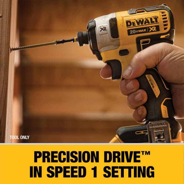 DCF887BWDCB205 20V MAX XR Cordless Brushless 3-Speed 1/4 in. Impact Driver with 20V MAX XR Premium 5.0Ah Battery - Image 8