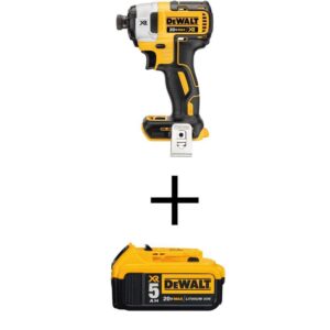 DCF887BWDCB205 20V MAX XR Cordless Brushless 3-Speed 1/4 in. Impact Driver with 20V MAX XR Premium 5.0Ah Battery