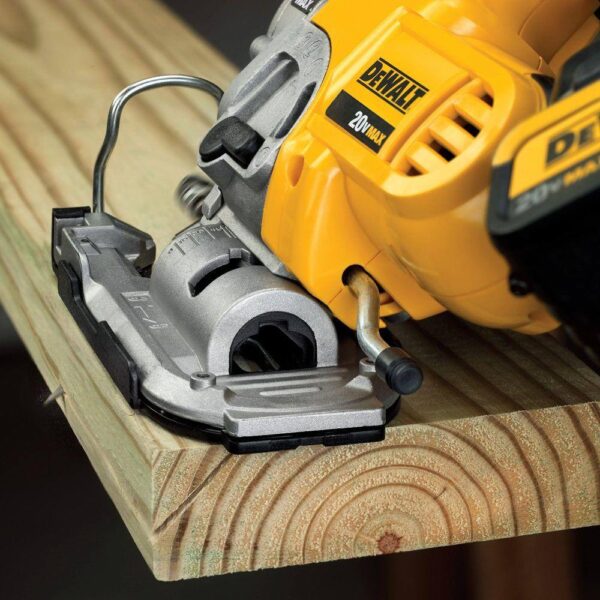 DCS331BW230C 20V MAX Cordless Jig Saw, (1) 20V MAX Compact Lithium-Ion 3.0Ah Battery, and 12V-20V MAX Charger - Image 9