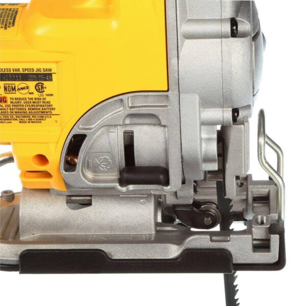 DCS331BW230C 20V MAX Cordless Jig Saw, (1) 20V MAX Compact Lithium-Ion 3.0Ah Battery, and 12V-20V MAX Charger - Image 7