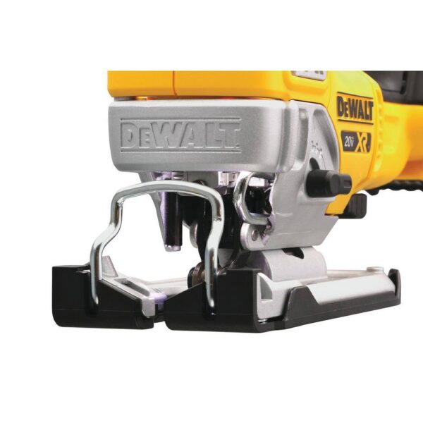 20V MAX XR Cordless Brushless Jigsaw, (1) 20V MAX Compact Lithium-Ion 3.0Ah Battery, and 12V-20V MAX Charger - Image 5