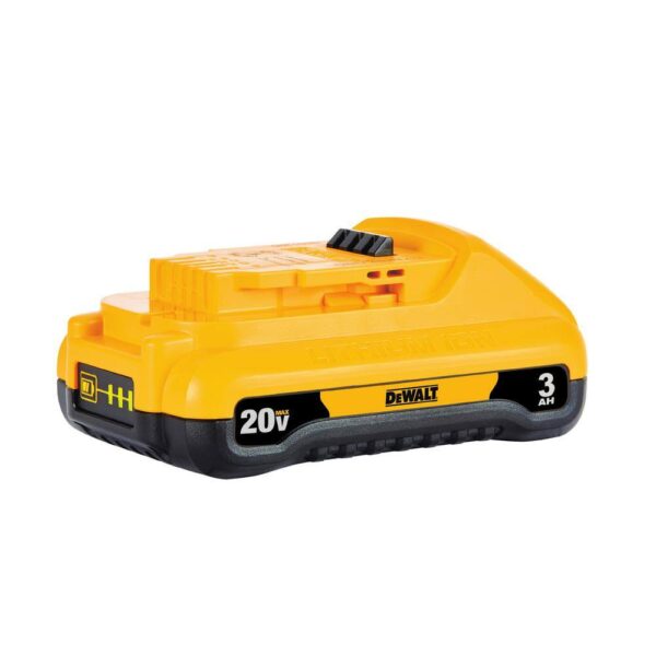 20V MAX XR Cordless Brushless Jigsaw, (1) 20V MAX Compact Lithium-Ion 3.0Ah Battery, and 12V-20V MAX Charger - Image 6