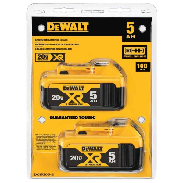 DCS335BWCB205-2 20V MAX XR Lithium-Ion Cordless Barrel Grip Jigsaw with (2) 20V MAX XR Premium Lithium-Ion 5.0Ah Battery Packs - Image 8