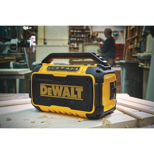 DCR010WDCB230C 20V MAX Bluetooth Speaker, (1) 20V MAX Compact Lithium-Ion 3.0Ah Battery, and 12V-20V MAX Charger - Image 10