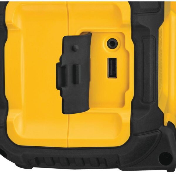 DCR010WDCB230C 20V MAX Bluetooth Speaker, (1) 20V MAX Compact Lithium-Ion 3.0Ah Battery, and 12V-20V MAX Charger - Image 8