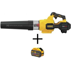 DCBL772BWB609 60V MAX 125 MPH 600 CFM Brushless Cordless Battery Powered Axial Leaf Blower Kit with (1) FLEXVOLT 3Ah Battery   Charger