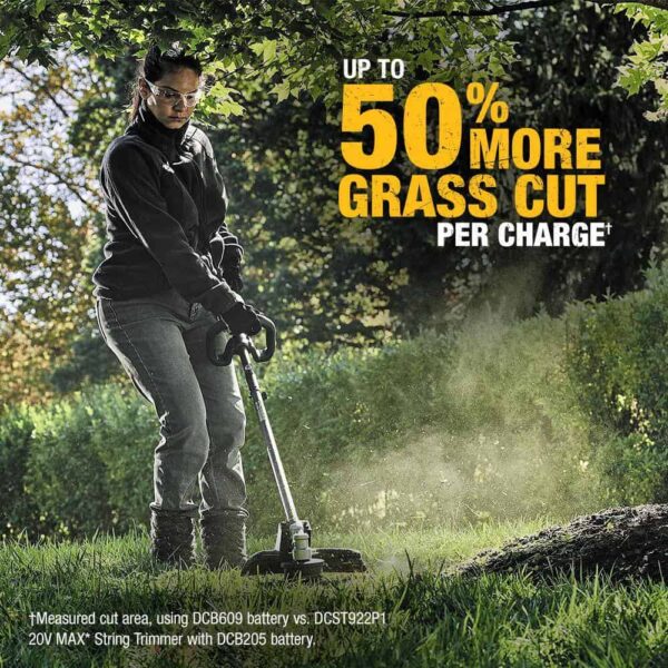 DCST972X1WAS5BC 60V MAX Brushless Cordless Battery Powered Attachment Capable String Trimmer Kit   Brush Cutter Attachment - Image 4
