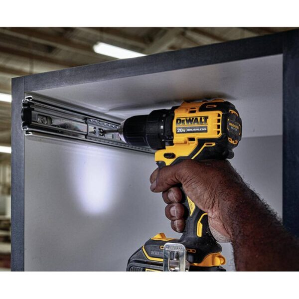 DCD708C2WCD709B ATOMIC 20V MAX Cordless Brushless Compact 1/2 in. Drill/Driver Kit and ATOMIC Brushless Compact 1/2 in. Hammer Drill - Image 13