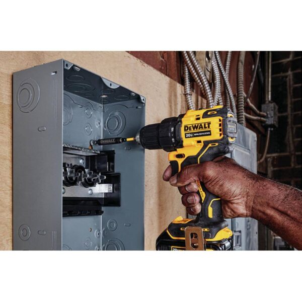 DCD708C2WCD709B ATOMIC 20V MAX Cordless Brushless Compact 1/2 in. Drill/Driver Kit and ATOMIC Brushless Compact 1/2 in. Hammer Drill - Image 12