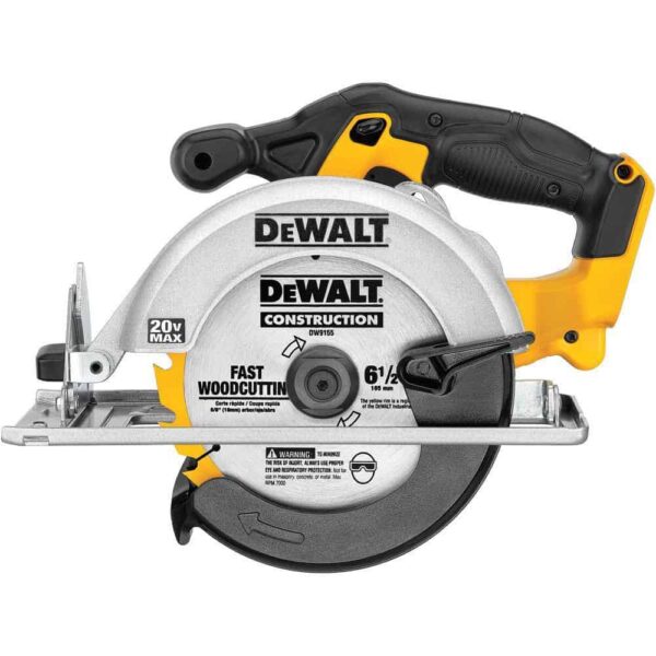DCD791P1W391 20V MAX XR Cordless Brushless 1/2 in. Drill/Driver, 6-1/2 in. Circular Saw, (1) 20V 5.0Ah Battery, and Charger - Image 12
