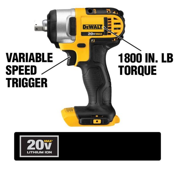 DCD791P1W996 20V MAX XR Cordless Brushless 1/2 in. Drill/Driver Kit and 20V 1/2 in. Brushless Hammer Drill - Image 5