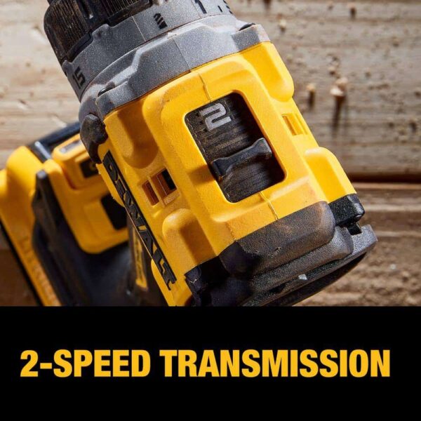 DCD800P1WDCS354 20V MAX XR Lithium-Ion Cordless Compact 1/2 in. Drill/Driver Kit with ATOMIC Cordless Brushless Oscillating Multi-Tool - Image 8