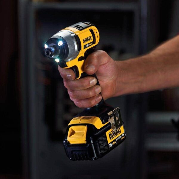 DCK240C2 20V MAX Cordless Drill/Impact 2 Tool Combo Kit with (2) 20V 1.3Ah Batteries, Charger, and Bag - Image 8