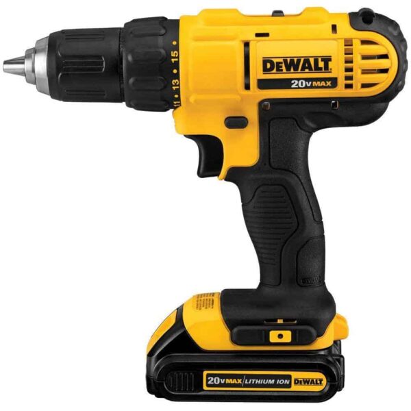 DCK240C2 20V MAX Cordless Drill/Impact 2 Tool Combo Kit with (2) 20V 1.3Ah Batteries, Charger, and Bag - Image 6