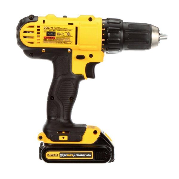 20V MAX Cordless 4 Tool Combo Kit with (2) 20V 2.0Ah Batteries and Charger - Image 3