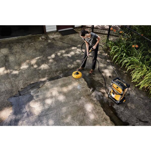 DWZPWSC12 12 in. Rotating Driveway and Sidewalk Surface Cleaner Pressure Washer Attachment (3000 PSI MAX) - Image 2