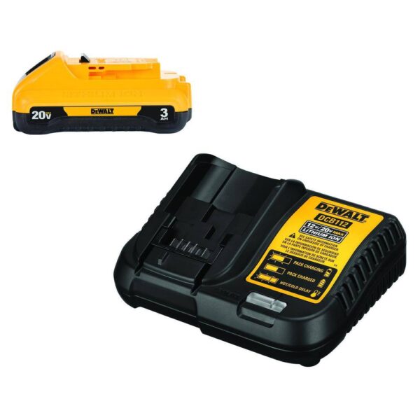 DCB230CwDCS380B 20V MAX Cordless Reciprocating Saw, (1) 20V MAX Compact Lithium-Ion 3.0Ah Battery, and 12V-20V MAX Charger - Image 9