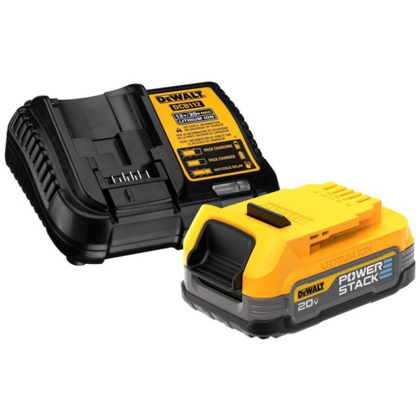 DCH133BWP034C 20V MAX Cordless Brushless 1 in. SDS Plus D-Handle Rotary Hammer and 20V POWERSTACK Battery Starter Kit - Image 8