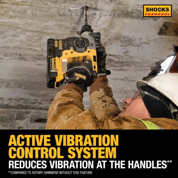 DCH273B 20V MAX XR Cordless Brushless 1 in. SDS Plus L-Shape Rotary Hammer (Tool Only) - Image 5