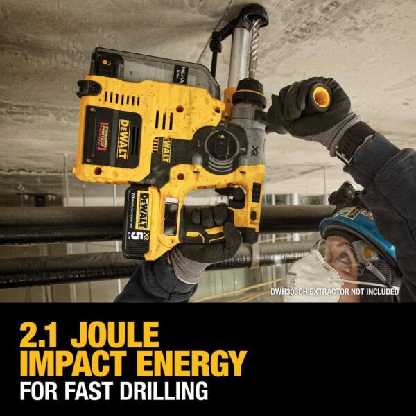 DCH273B 20V MAX XR Cordless Brushless 1 in. SDS Plus L-Shape Rotary Hammer (Tool Only) - Image 4