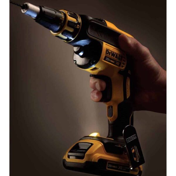 DCF620BW205 20V MAX XR Cordless Brushless Drywall Screw Gun and (1) 20V MAX XR Premium Lithium-Ion 5.0Ah Battery - Image 11