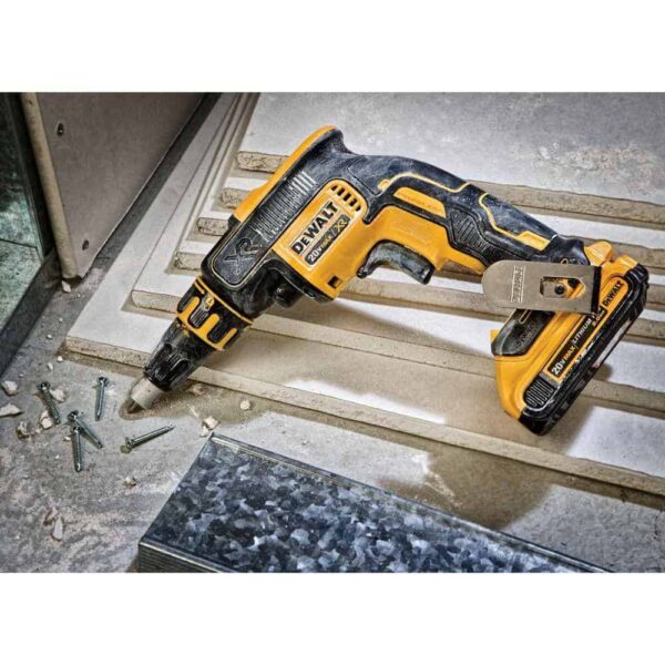 DCF620BW230C 20-Volt MAX XR Cordless Brushless Drywall Screw Gun with (1) 20-Volt 3.0Ah Battery   Charger - Image 9